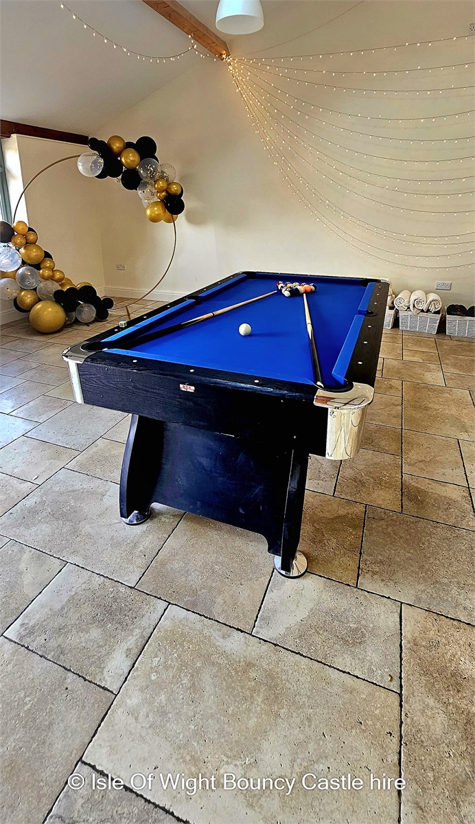 American pool table - Bouncy Castle Hire and party hire in Isle Of ...