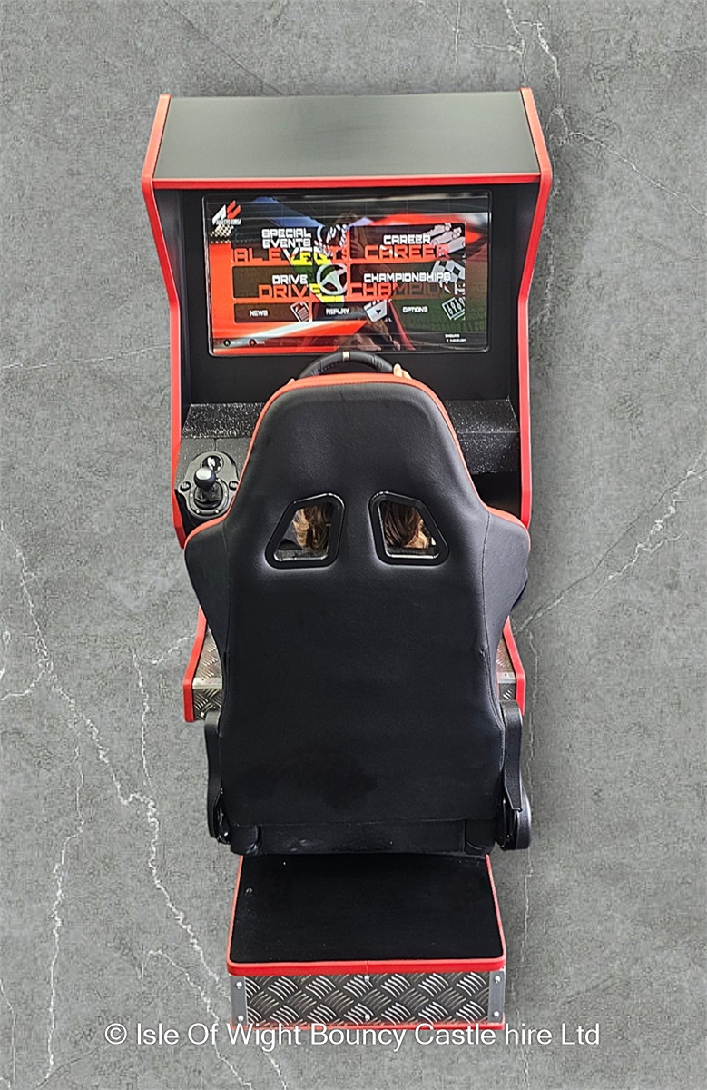 Arcade racing simulator Best Bouncy Castle Hire service in Isle Of