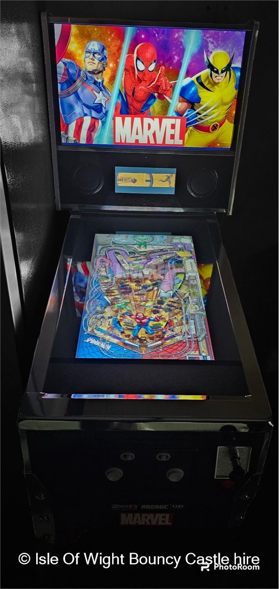 Marvel pin ball machine - Bouncy Castle Hire and party hire in Isle Of ...